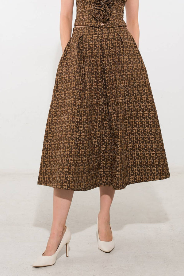 upgraded-event-woven-midi-skirt Flying Tomato-Sophia's StyleSKIRTS-1
